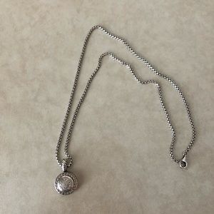 [David Yurman] mini diamonds necklace